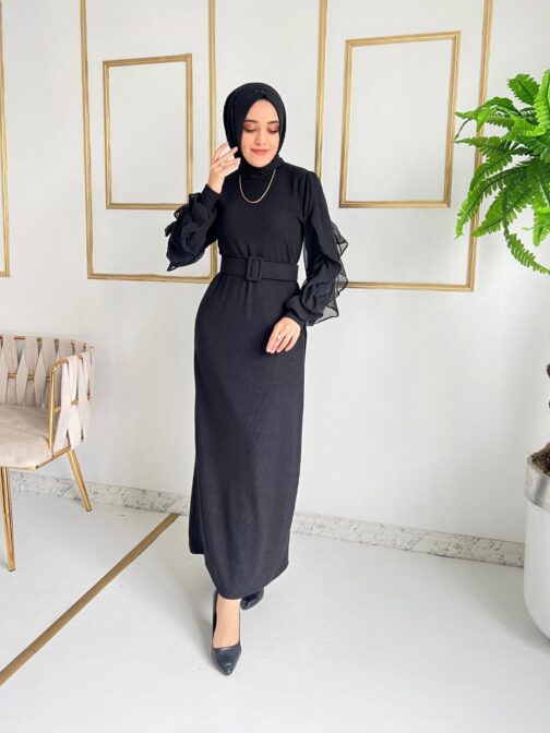 Burumcuk chiffon hijab dress - wholesale hijab fashion mall