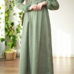 Suede Hijab Dress - wholesale hijab fashion