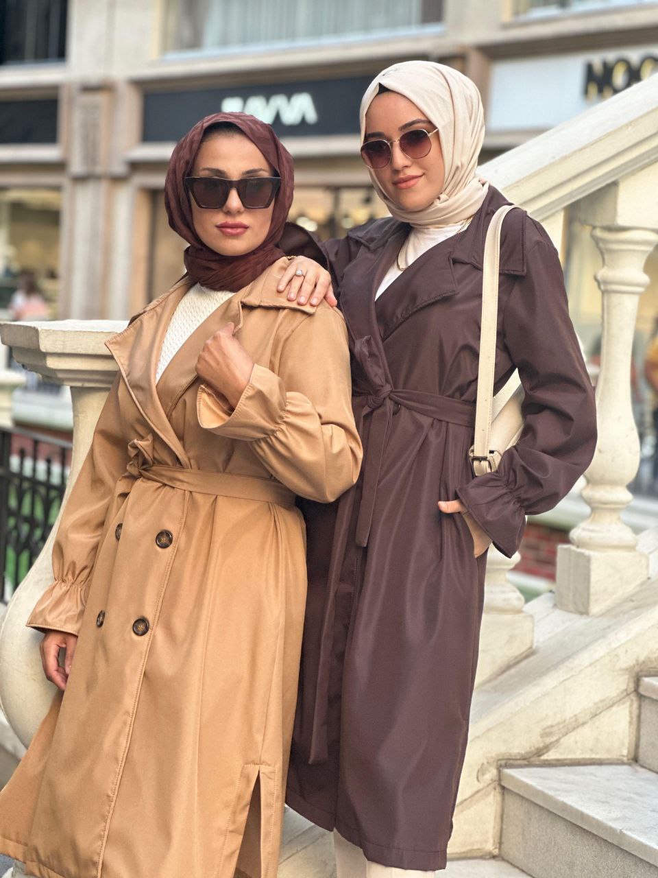 bondit Hijab trenchcoat - coats and jackets wholesale hijab fashion