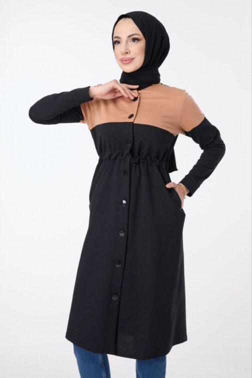 Cotton Hijab Coat - wholesale hijab fashion mall