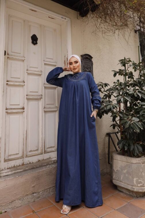 Turu Jeans Hijab Dress - wholesale hijab fashion mall