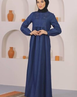 Jeans Hijab Dress - wholesale hijab fashion mall