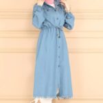 Hood Jeans Hijab Coat - wholesale hijab fashion mall