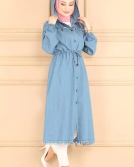 Hood Jeans Hijab Coat - wholesale hijab fashion mall