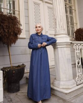 Jeans Hijab Dress - wholesale hijab fashion mall