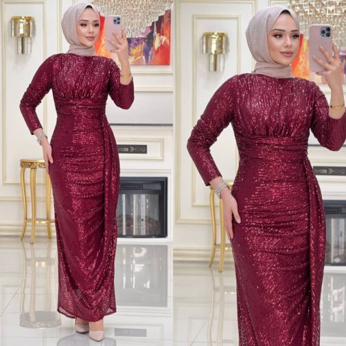 Hijab evening dress - wholesale hijab fashion mall