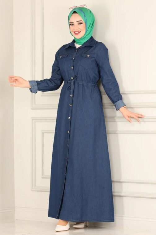 Jeans Hijab Coat - wholesale hijab fashion mall