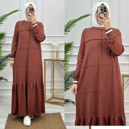 2 threads Hijab Dress - wholesale hijab fashion mall