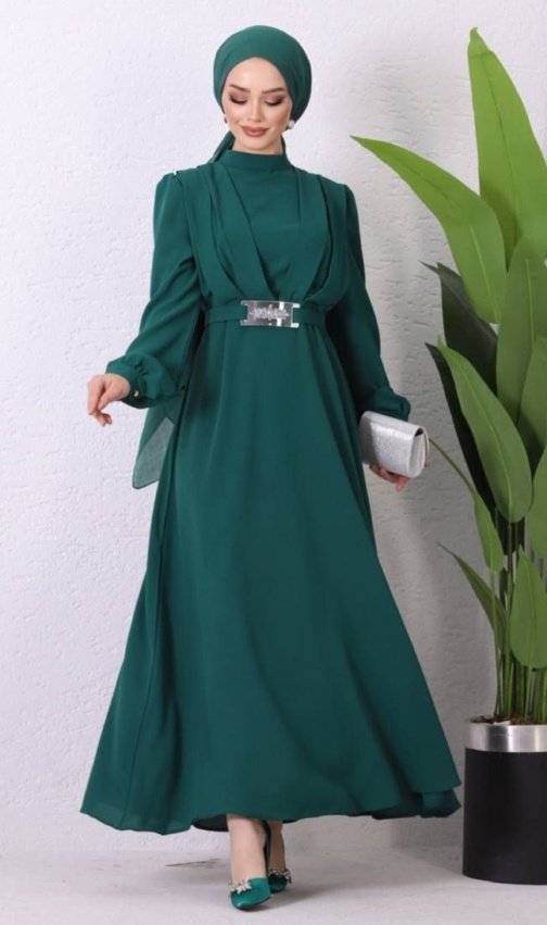 evening dresses - wholesale hijab fashion mall - Krep Fabric