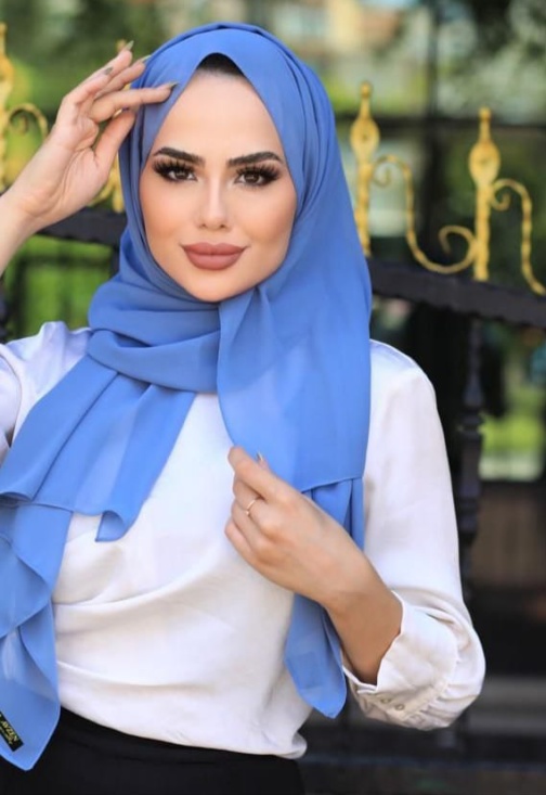 حجاب فاشن مول شال شيفون ساده - chiffon Shawl Hijab fashion mall 2