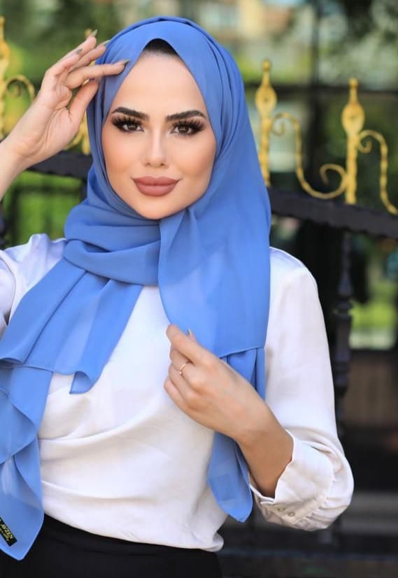 حجاب فاشن مول شال شيفون ساده - chiffon Shawl Hijab fashion mall 2
