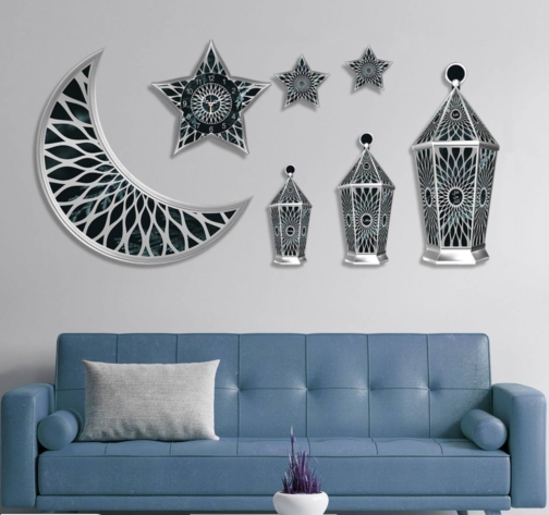 حجاب فاشن مول هدايا اسلامية مجموعة ديكور حائط رمضان -Ramdan wall decoration set Islamic Gifts Hijab fashion mall 2