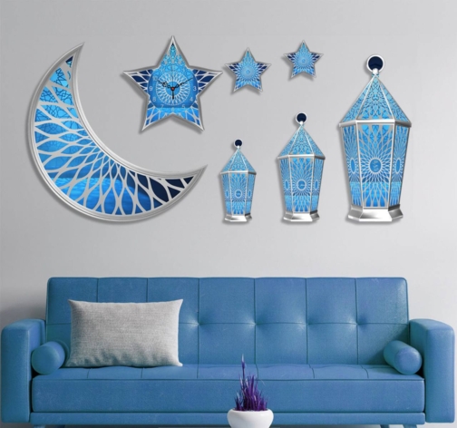 حجاب فاشن مول هدايا اسلامية مجموعة ديكور حائط رمضان -Ramdan wall decoration set Islamic Gifts Hijab fashion mall 2