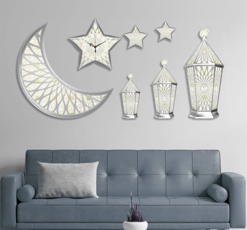 حجاب فاشن مول هدايا اسلامية مجموعة ديكور حائط رمضان -Ramdan wall decoration set Islamic Gifts Hijab fashion mall 2