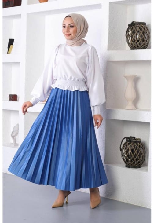 تنورة بليسيلي حجاب فاشن مول - Skirt piliseli Hijab fashion mall 1