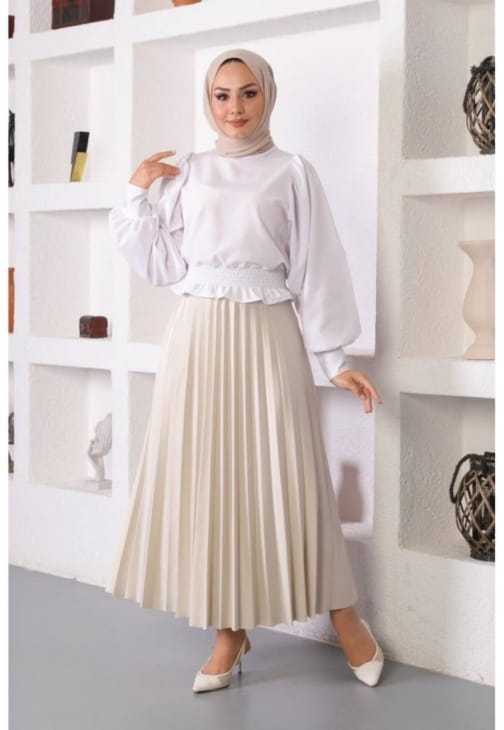 تنورة بليسيلي حجاب فاشن مول - Skirt piliseli Hijab fashion mall 1