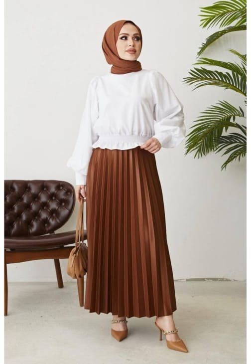 تنورة بليسيلي حجاب فاشن مول - Skirt piliseli Hijab fashion mall 1