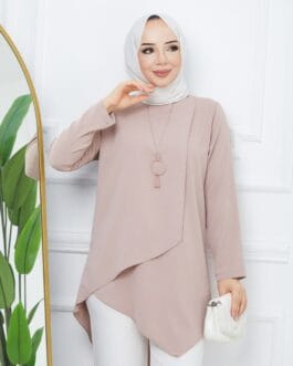 تونيك حرير المدينة حجاب فاشن مول - Tunic Medina silk Hijab fashion mall 1