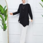 تونيك حرير المدينة حجاب فاشن مول - Tunic Medina silk Hijab fashion mall 1