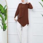 تونيك حرير المدينة حجاب فاشن مول - Tunic Medina silk Hijab fashion mall 1