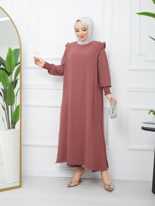 طقم ايروبين قطعتين صيفي حجاب فاشن مول - Suit Ayrobin 2 pieces summer Hijab fashion mall 1