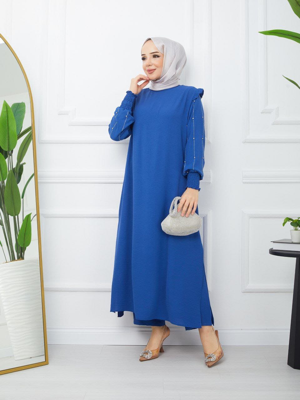 طقم ايروبين قطعتين صيفي حجاب فاشن مول - Suit Ayrobin 2 pieces summer Hijab fashion mall 1