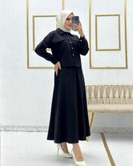 طقم تنورة قطعتين حجاب فاشن مول - Skirt Suit 2 pieces Hijab fashion mall 1