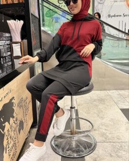 طقم رياضة قطعتين حجاب فاشن مول - Sportswear suit 2 pieces Hijab fashion mall 1