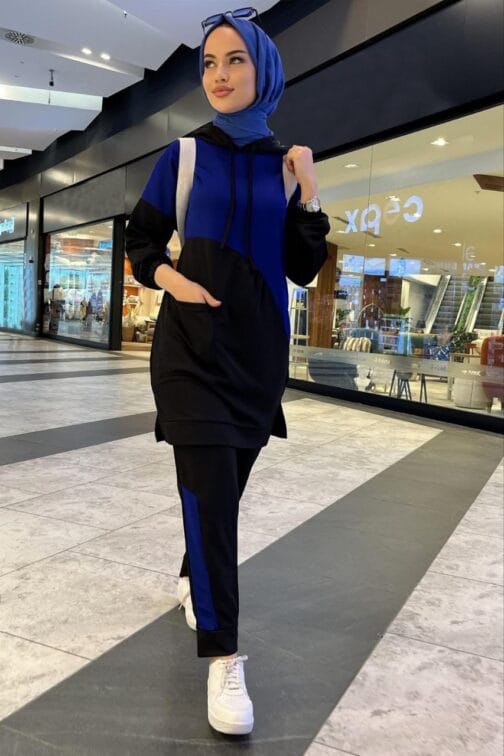 طقم رياضة قطعتين حجاب فاشن مول - Sportswear suit 2 pieces Hijab fashion mall 1