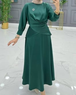 طقم سهرة بلوز وتنورة حجاب فاشن مول - Evening suit blouse and skirt Hijab fashion mall 1