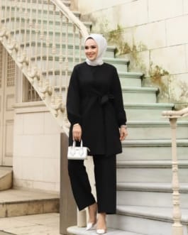 طقم كريب قطعتين حجاب فاشن مول - Suit creb 2 pieces Hijab fashion mall 1