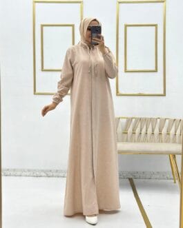 عباية ايروبين كيتين حجاب فاشن مول - Abaya ayrobin keten Hijab fashion mall 1