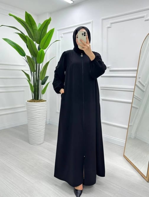 عباية حرير المدينة حجاب فاشن مول - Abaya medina Hijab fashion mall 1