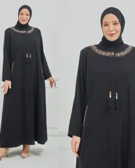 عباية حرير مدينة حجاب فاشن مول - Abaya al medina silk Hijab fashion mall 1