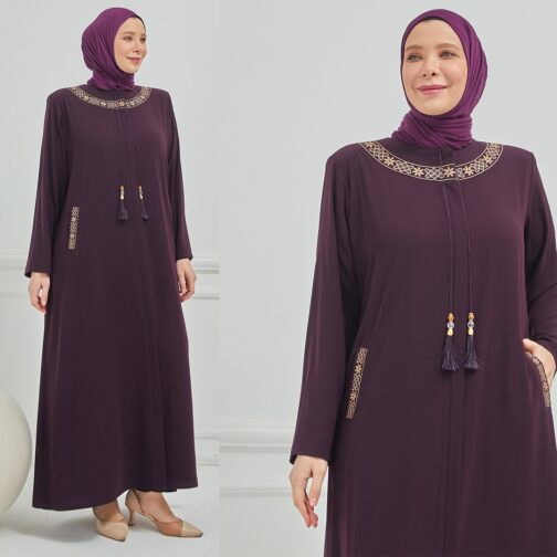 عباية حرير مدينة حجاب فاشن مول - Abaya al medina silk Hijab fashion mall 1