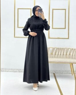 فستان أيروبين كيتين حجاب فاشن مول - dress Ayrobin ceten keten Hijab fashion mall 1