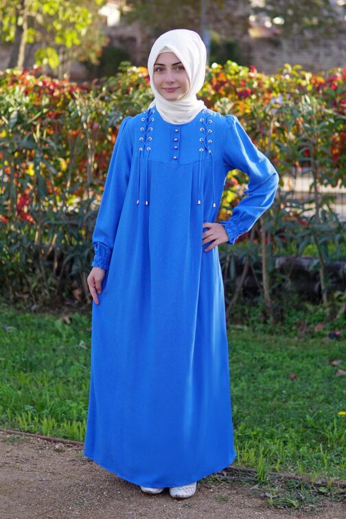 فستان بنات ساده حجاب فاشن مول - girls dress sade Hijab fashion mall 1