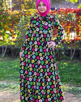 فستان بنات مزهر حجاب فاشن مول - girls flower dress Hijab fashion mall 1