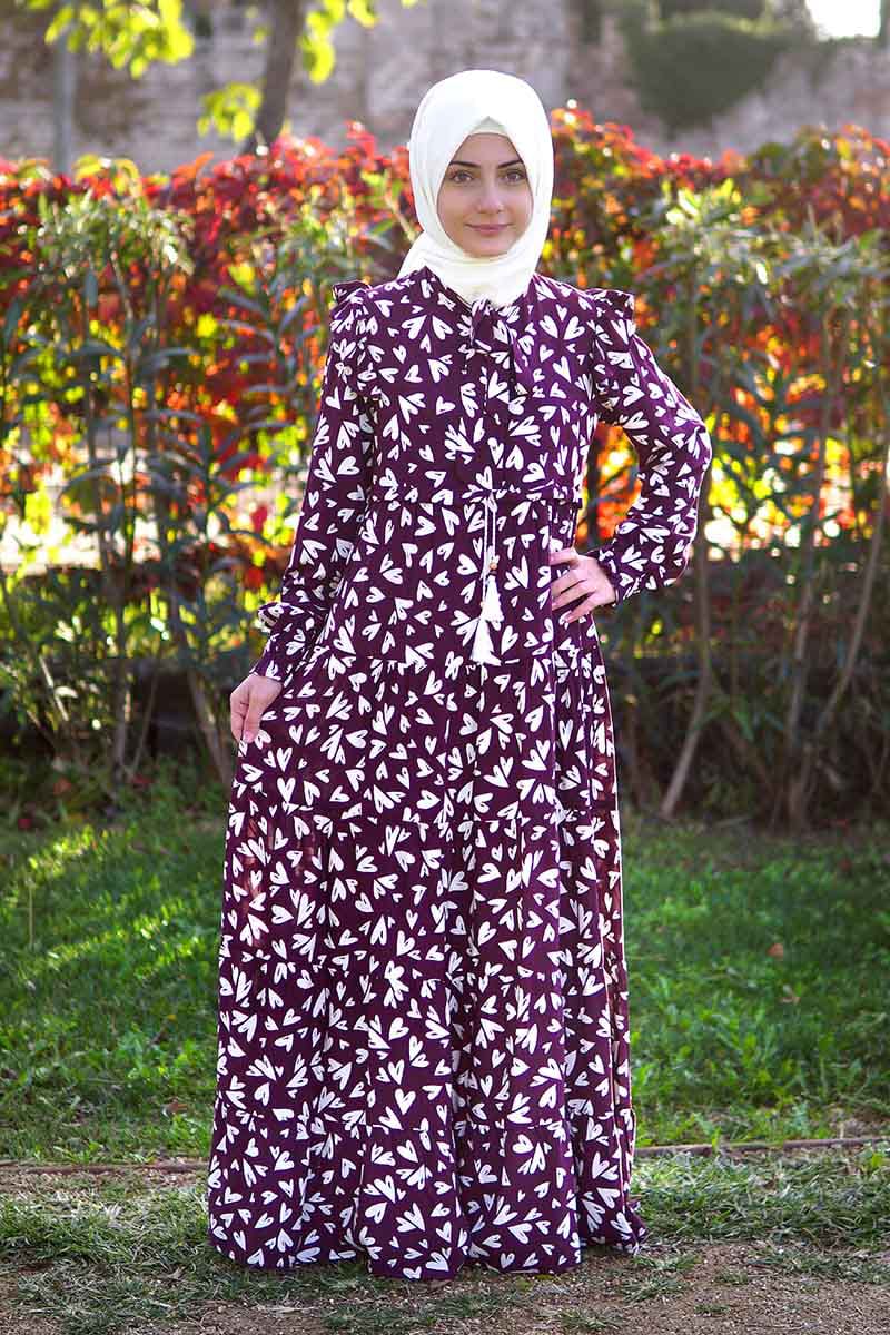 فستان بنات مزهر حجاب فاشن مول - girls flower dress Hijab fashion mall 1