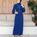 فستان سهرة كريب حجاب فاشن مول - Evening dress Krep Hijab fashion mall 1