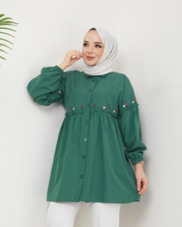 تونيك بوبلين حجاب فاشن مول - Tunik poplin Hijab fashion mall 1