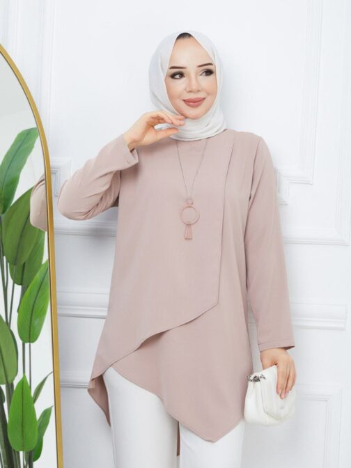 تونيك حرير المدينة حجاب فاشن مول - Tunic Medina silk Hijab fashion mall 1