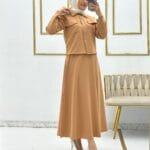 طقم تنورة قطعتين حجاب فاشن مول - Skirt Suit 2 pieces Hijab fashion mall 1