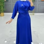 طقم سهرة بلوز وتنورة حجاب فاشن مول - Evening suit blouse and skirt Hijab fashion mall 1