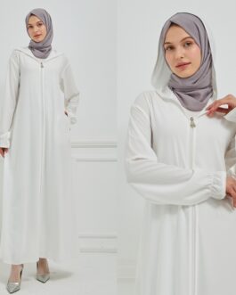 عباية هودي حرير المدينة حجاب فاشن مول - Abaya Hoodie al medina silk Hijab fashion mall 1