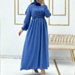 فستان أيروبين كيتين حجاب فاشن مول - dress Ayrobin ceten keten Hijab fashion mall 1