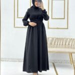 فستان أيروبين كيتين حجاب فاشن مول - dress Ayrobin ceten keten Hijab fashion mall 1