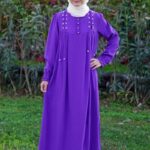 فستان بنات ساده حجاب فاشن مول - girls dress sade Hijab fashion mall 1