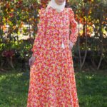 فستان بنات مزهر حجاب فاشن مول - girls flower dress Hijab fashion mall 1