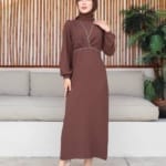 فستان سهرة كريب حجاب فاشن مول - Evening dress Krep Hijab fashion mall 1